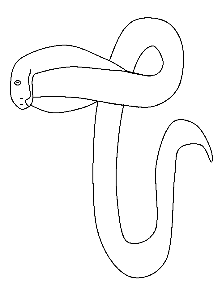 Węże kolorowanki